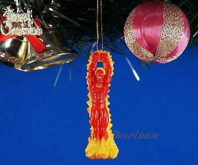 *K1043_H Decoration Xmas Ornament Home Decor Marvel Fantastic 4 Human Torch Diorama Toy Model (Original from TheBestMoment @ Amazon)
