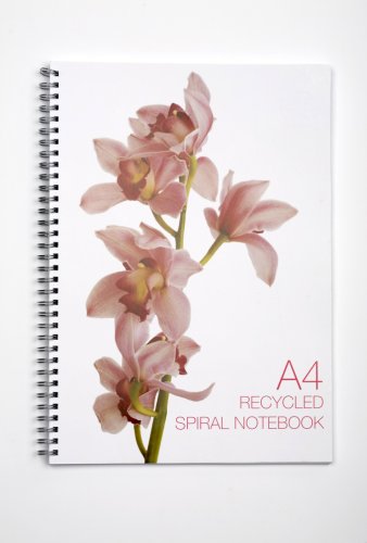 A4 Recycled Flower Notepad