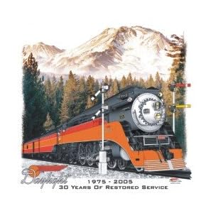 4449 30th Anniversary Railroad Train T-Shirt Tee Shirt