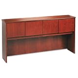 Hutch with Doors, Rich Wood Veneer, Bourbon Cherry, 72w x 14-5/8d x 37-1/8h BSXBW2180HH