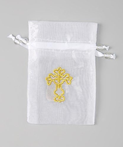 Infant, Child, Keepsake White Rosary Beaded Necklace (RN-W)