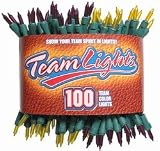 TeamLights Maroon and Yellow Decorative Light String in Sports Package - B000LPA2VG