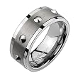 Spikes Tungsten Carbide Multi Spiked Faceted Ring