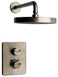 La Toscana 73PW690 Morgana Single-Handle Thermostatic Shower Faucet, Brushed Nickel