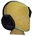 N'Ice Caps Unisex Soft Plush Faux Fur Adjustable Ear Muff for All Ages (black/black)