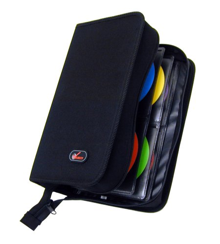 Velocity Nylon 600D CD Wallet (128 capacity, Black)