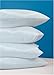 Zip and Block Extra Soft Block Anti Allergen Pillow Encasing, White, King