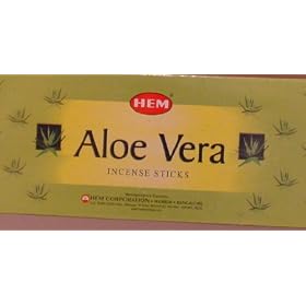 Aloe Vera - Box of Six 20 Gram Tubes - HEM Incense