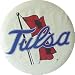 Tulsa University golden hurricane white tire cover, Size SMALL