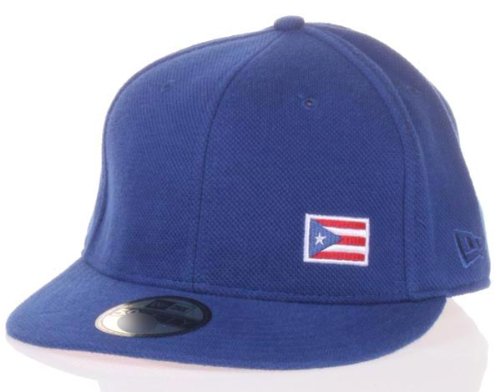 PUERTO RICO New Era 5950 Daddy Yankee Fitted Hat Cap Blue