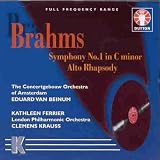Brahms: Symphony in Cm No1, Op68; Academic Festival Overture in Cm Op80