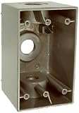 Raco #5320-0 Grey WP 1G Outlet Box