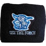 Star Wars Yoda Use the Force Embroidered Terry Wristband