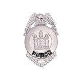 Badge Police Silver