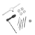 Irwin Industrial Tools 24605 Machine Screw with Fractional Tap and Die Set, 12-Piece