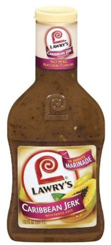 Lawry's Caribbean Jerk w/Papaya Juice 30 Minute Marinade-3 (THREE) 12oz Bottles