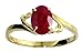 Genuine 1.15 Carat (ct cttw ctw) Oval Ruby 14k
