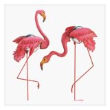 Flamingo Gazing Ball Stakes - Style 38858