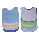 Circo  10-pk. Juice Bib Set - Blue/ Green/ Yellow