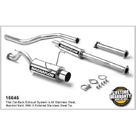 MagnaFlow 15645 Stainless Steel 2.25" Single Cat-Back Exhaust System