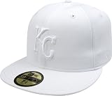 MLB Kansas City Royals White on White 59FIFTY Fitted Cap (8)