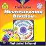 SCHOOL ZONE Flash Action Multiplication And Division for Windows and Macintosh [Old Version]