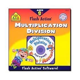 SCHOOL ZONE Flash Action Multiplication And Division for Windows and Macintosh [Old Version]