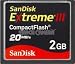 SanDisk SDCFX3-002G-A21 2GB x20MB/sec Extreme III CF Card