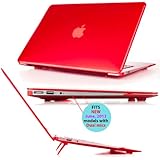 iPearl mCover Hard Shell Cover Case with FREE keyboard cover for 13.3-inch Apple MacBook Air A1369 & A1466 - RED