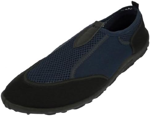 Beach Basics Men's Water Shoe - Aqua Sock NAVY 11