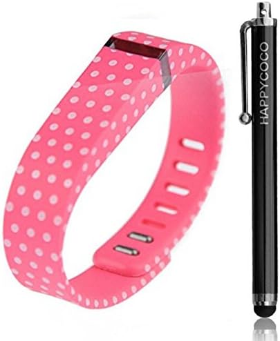 HAPPYCOCO Dots Polka Dots Replacement Band with Clasp for Fitbit Flex , Band only no tracker included