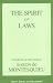 Books : The Spirit of Laws (Contemporary Issues (Prometheus))