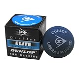 Dunlop Sports Squash Doubles Red Dot Hardball, Blue by 