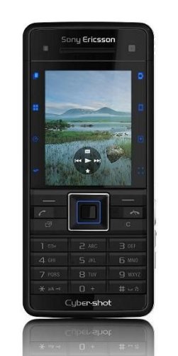 Sony Ericsson C902a Unlocked Cell Phone - US Version with Full U.S Warranty (Swift Black)