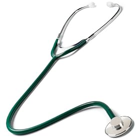 QUALITY SINGLEHEAD STETHOSCOPE by PRESTIGE MEDICAL USA IN HUNTER GREEN....................QUALIT� SINGLEHEAD ST�THOSCOPE par Prestige Medical �TATS-UNIS EN VERT CHASSEUR