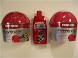 Mothers Powerball 2 Pack Combo with Free Power Metal Polish and Free Microfiber Polishing Towel