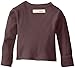L'ovedbaby Unisex-Baby Newborn Organic Wrap Shirt, Eggplant, 0/3 Months