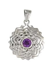 Sahasrara: The Crown Chakra Pendant - Sterling Silver Jewelry