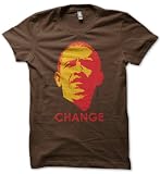 Obama Change on American Appare Fine Jersey Shirt