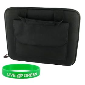 Sony VAIO VGN-TT250N/B 11.1-Inch Carrying Case with Pocket - (EVA Cube Shell - Black)