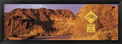 Gates Pass Road Tucson Mountain Park Arizona USA, Framed Art Size 38 X 14
