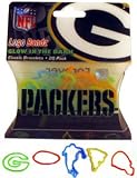 Green Bay Packers Glow Logo Bandz Silly Bands 20PK