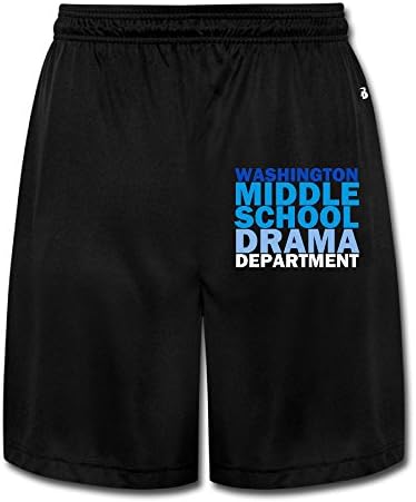 Fit Sweatpants Washington Middle School Drama Department Man Short Skinny Sweatpants