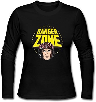 SHUNFA Women's Archer Sterling Archer Danger Zone Long Sleeve T-shirt Black L