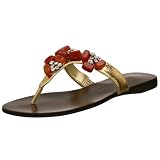 Beverly Feldman Women's Silvanna Flat Thong Sandal