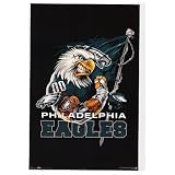 (24x36) Philadelphia Eagles (Flex Mascot, Logo) Sports Poster Print