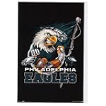 (24x36) Philadelphia Eagles (Flex Mascot, Logo) Sports Poster Print