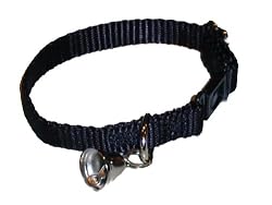 Sandia Pet Products Black Ferret Collar with Bell - adjustable 4 to 8 inches