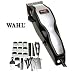 Wahl Chrome Pro Mains Hair Clipper Set & Instructional DVD 79524-800