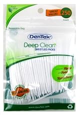 DenTek Deep Clean Bristle Picks, Fresh Mint 250 ea